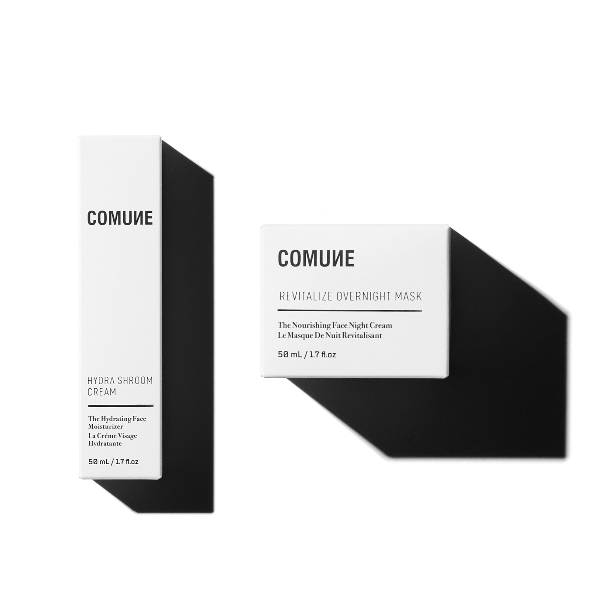 Comune Hydra Shroom Cream + Revitlize Overnight Mask