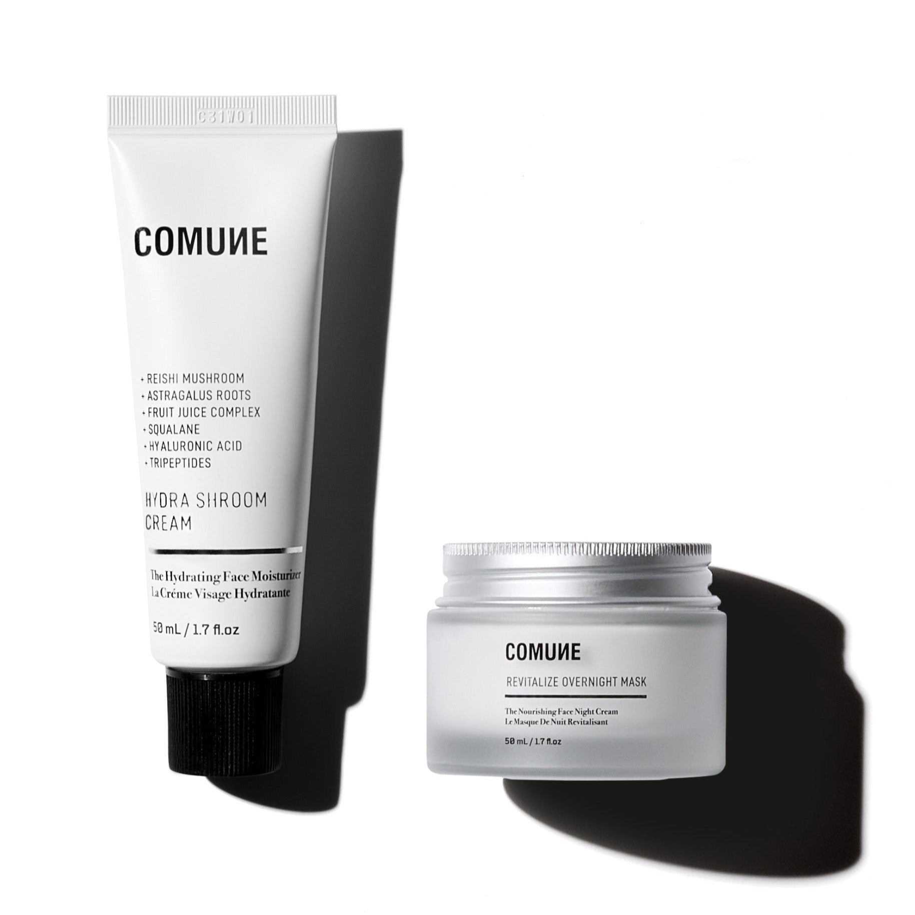 Hydra Shroom Cream + Revitlize Overnight Mask