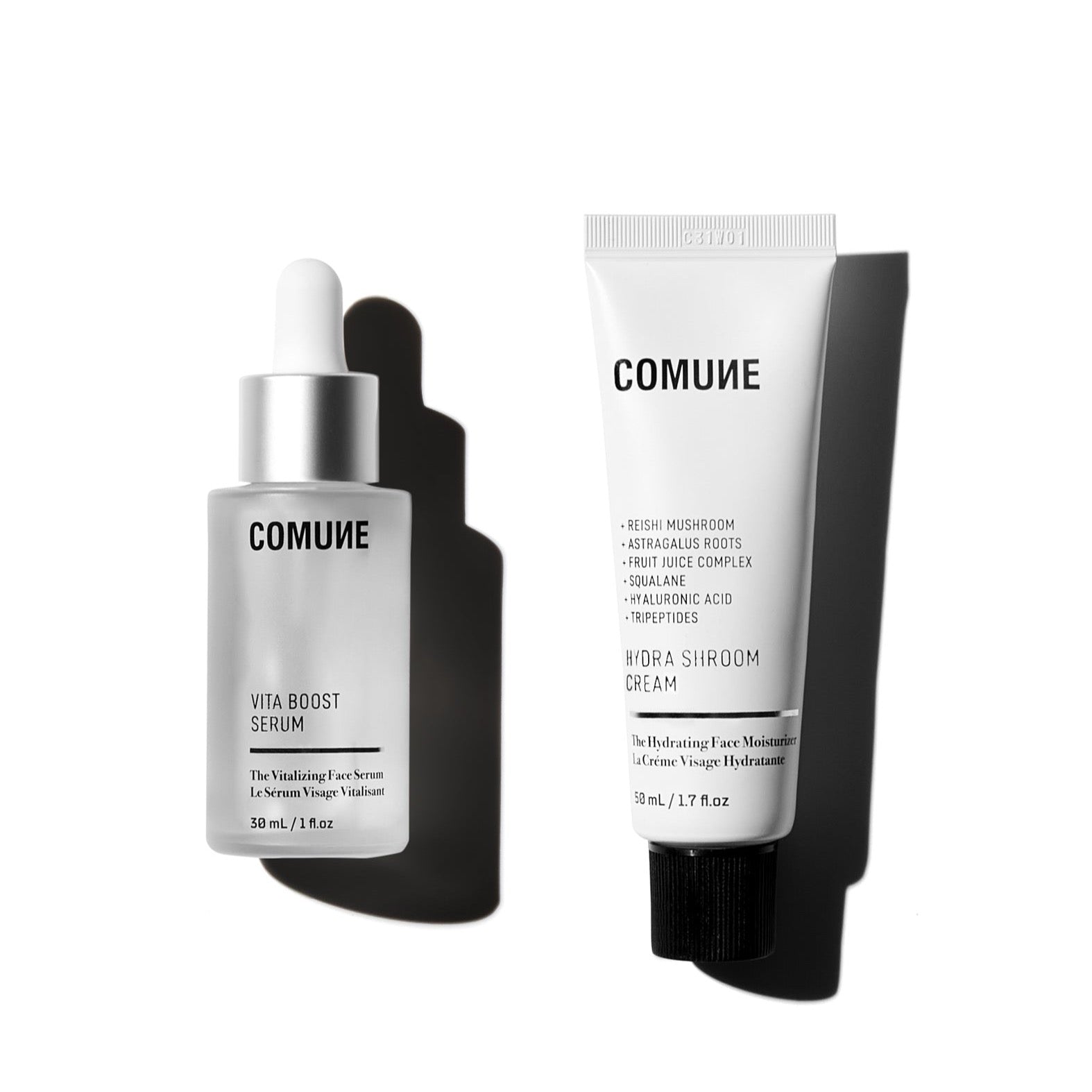 Comune Vita Boost Serum + Hydra Shroom Cream