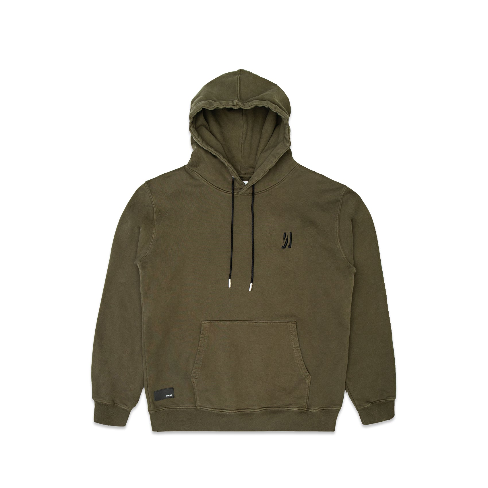 COMUNE LUKA HOODIE | Classic Hoodie Sweatshirt | Army Green