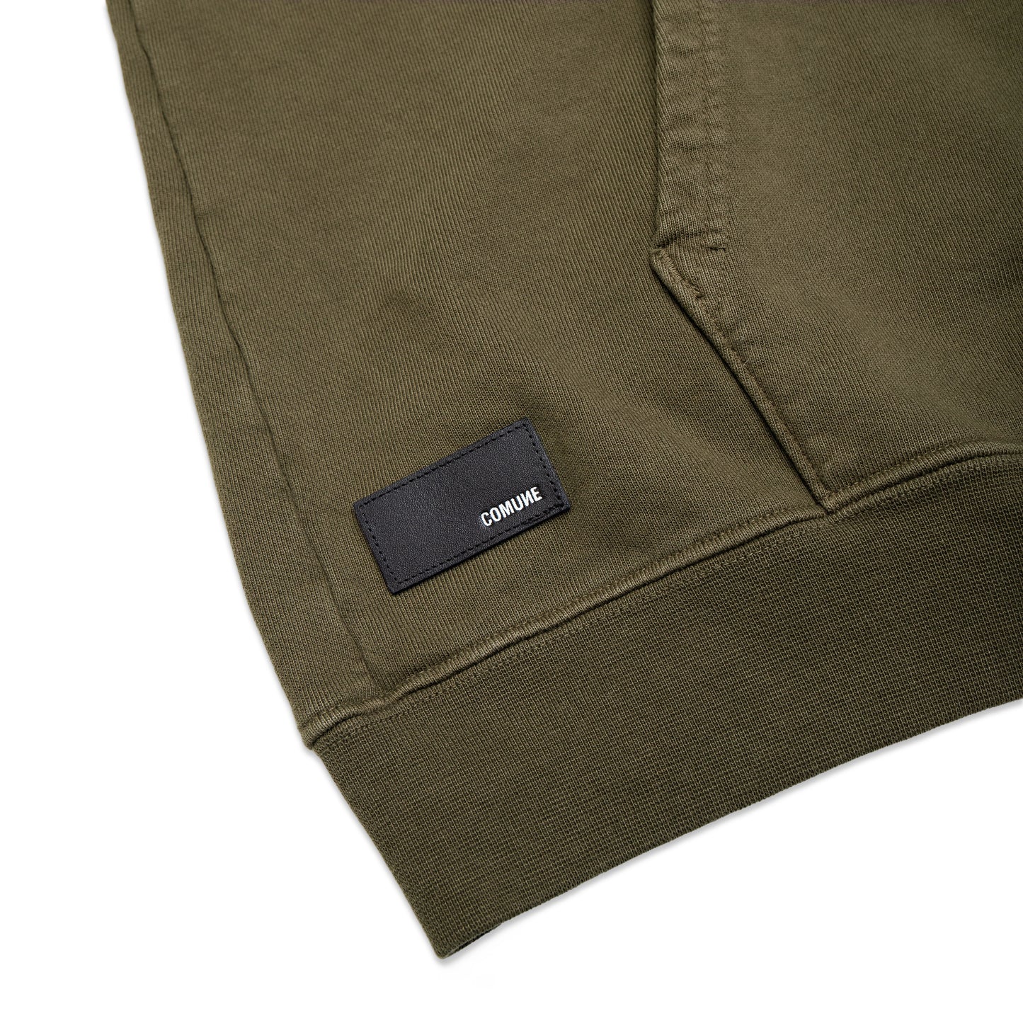 COMUNE LUKA HOODIE | Classic Hoodie Sweatshirt | Army Green