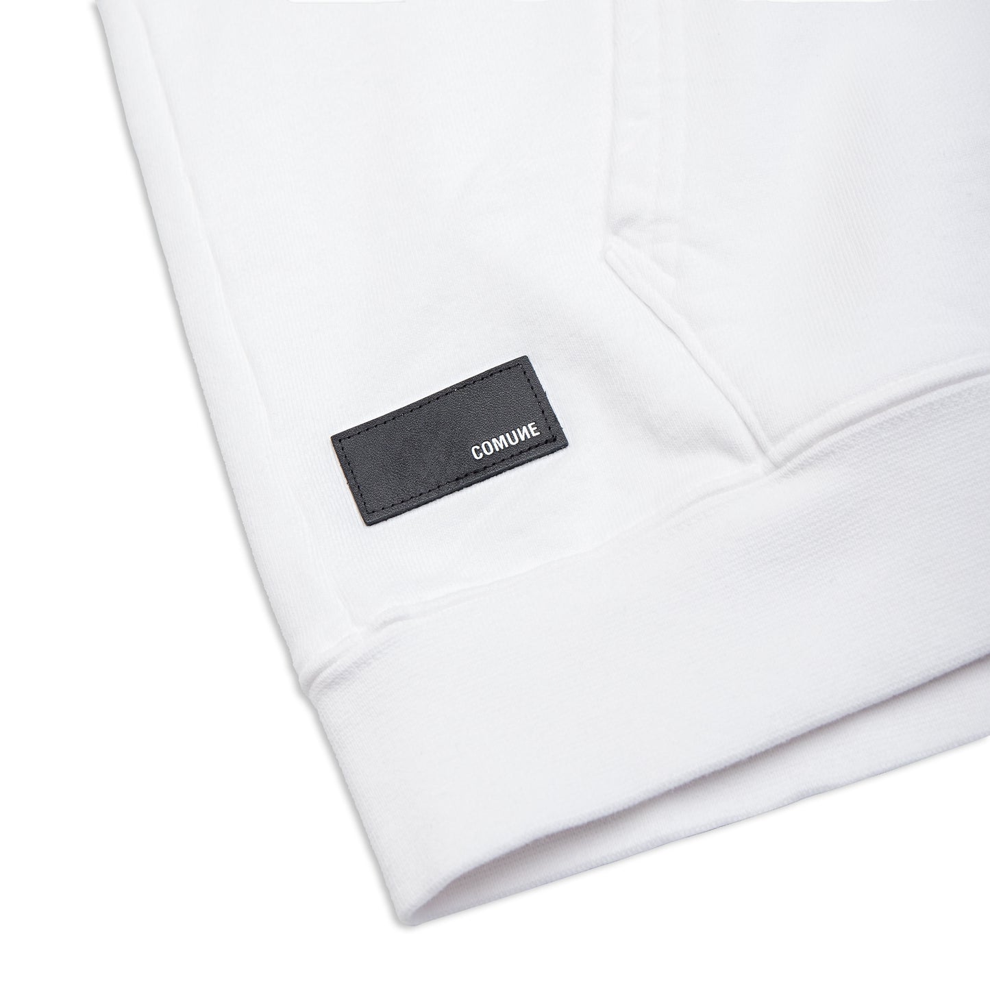 COMUNE LUKA ZIP-UP | Classic Sweatshirt | White