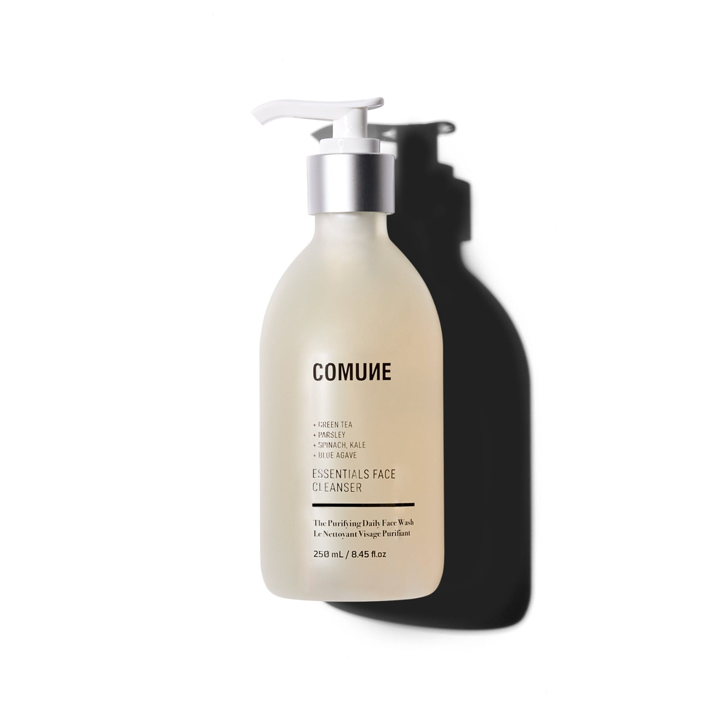 COMUNE Essentials Face Cleanser bottle with superfood ingredients