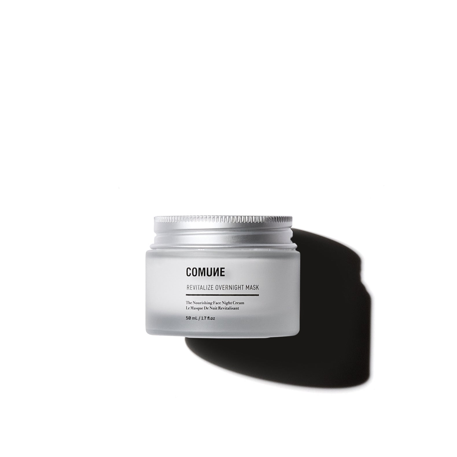 COMUNE Revitalize Overnight Cream on a white background, front view.