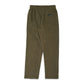 Comune Duke Sweatpants in heavyweight cotton with side gusset in army green color on white background, back view. COMUNE DUKE SWEATPANTS | Army Green
