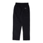 Comune Duke Sweatpants in heavyweight cotton with side gusset in black color on white background, back view. COMUNE DUKE SWEATPANTS | Black
