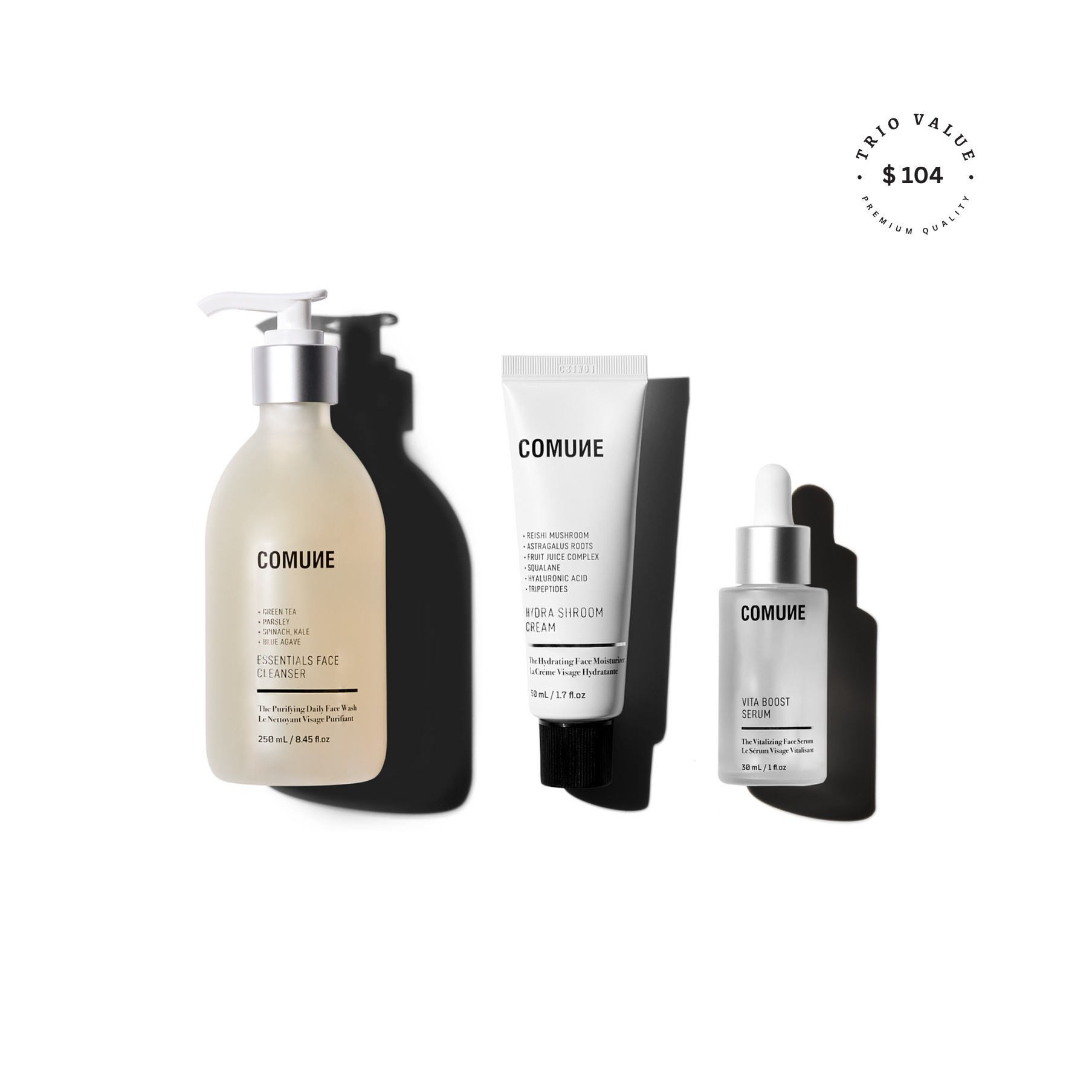 Comune Daily Skincare Trio