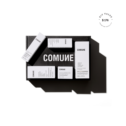 Comune Essentials Skincare Kit Packaging