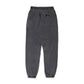 Comune Enzo Joggers heavyweight cotton in faded black color on white background, back view. COMUNE ENZO JOGGER | Faded Black