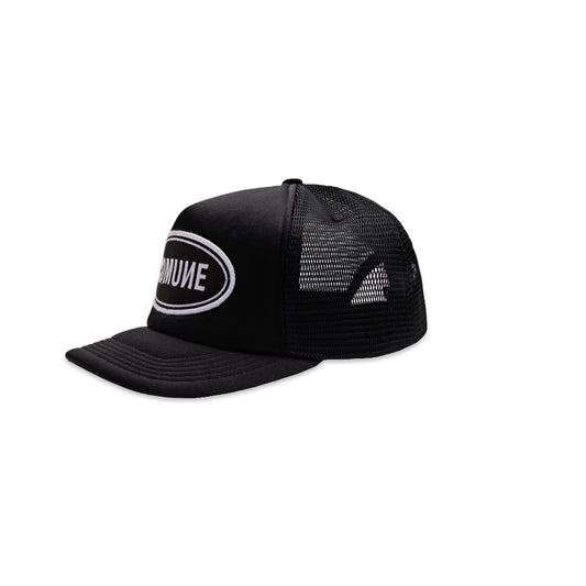 COMUNE PATCH ACTIVE TRUCKER HAT | Black