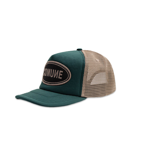 COMUNE PATCH ACTIVE TRUCKER HAT | Hunter Green