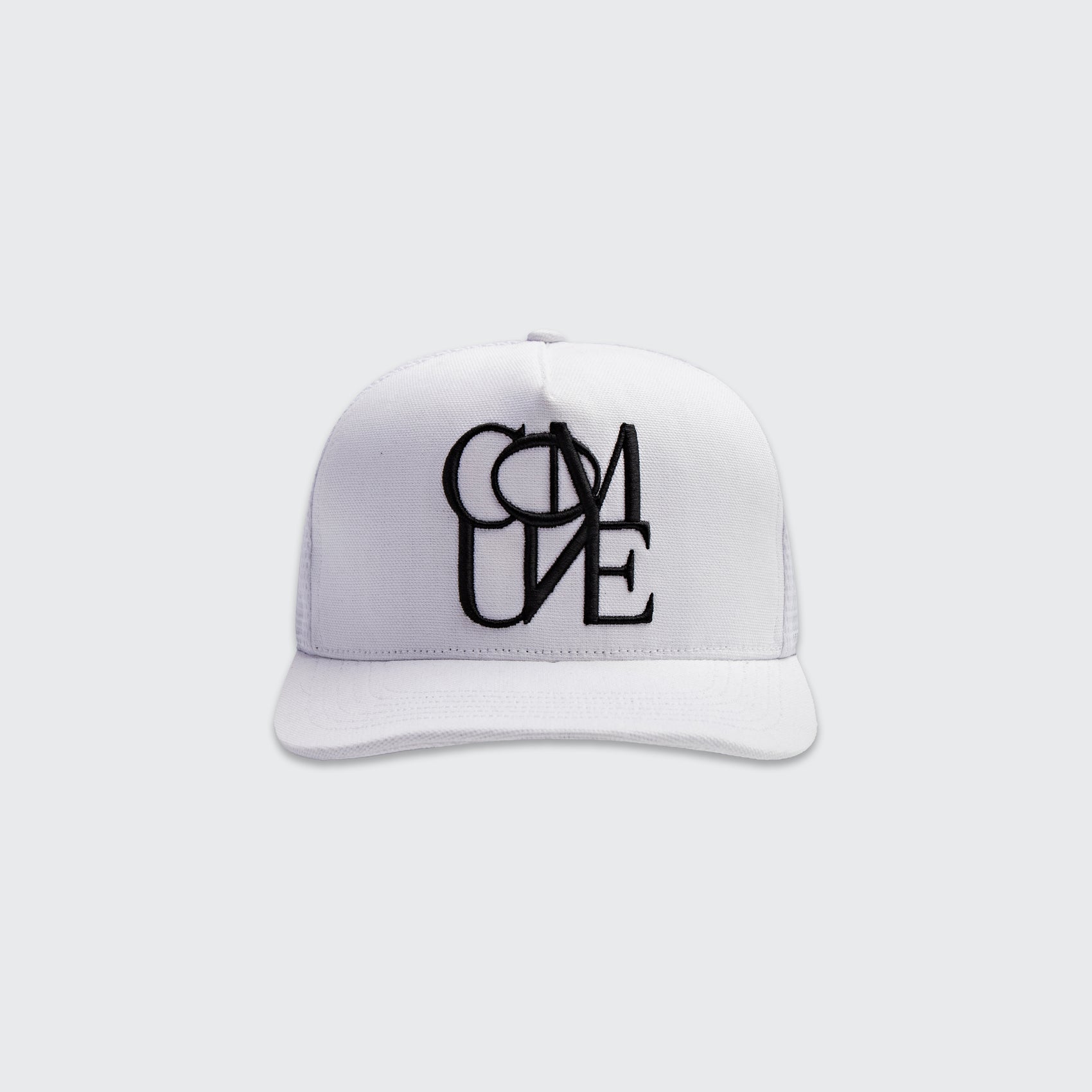 STACK TRUCKER HAT | White