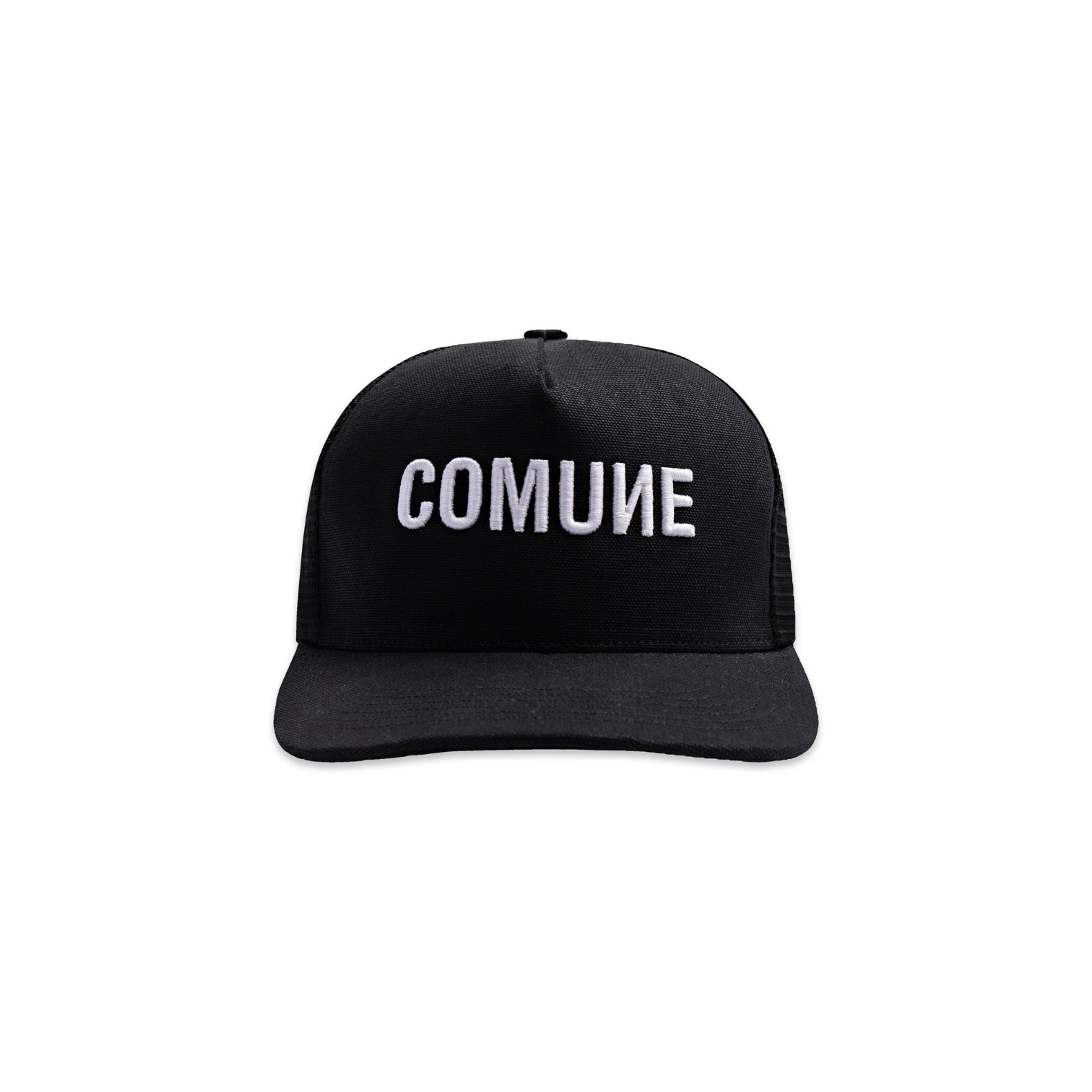 COMUNE LOGO TRUCKER HAT | Black