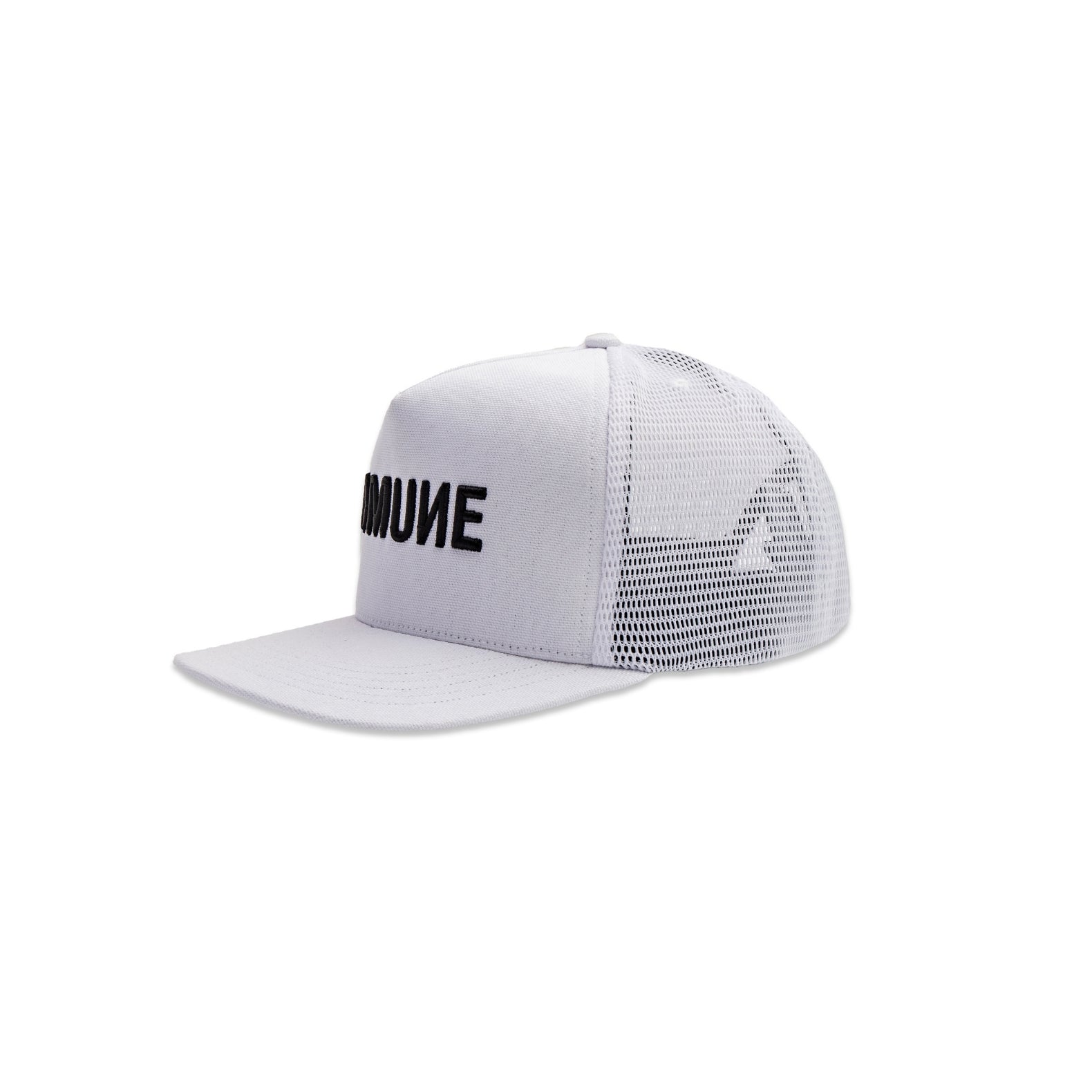 COMUNE LOGO TRUCKER HAT | White