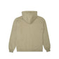 Comune Luka Zip-up in heavyweight cotton hoodie in sage color on white background, back view. COMUNE LUKA ZIP-UP | Sage