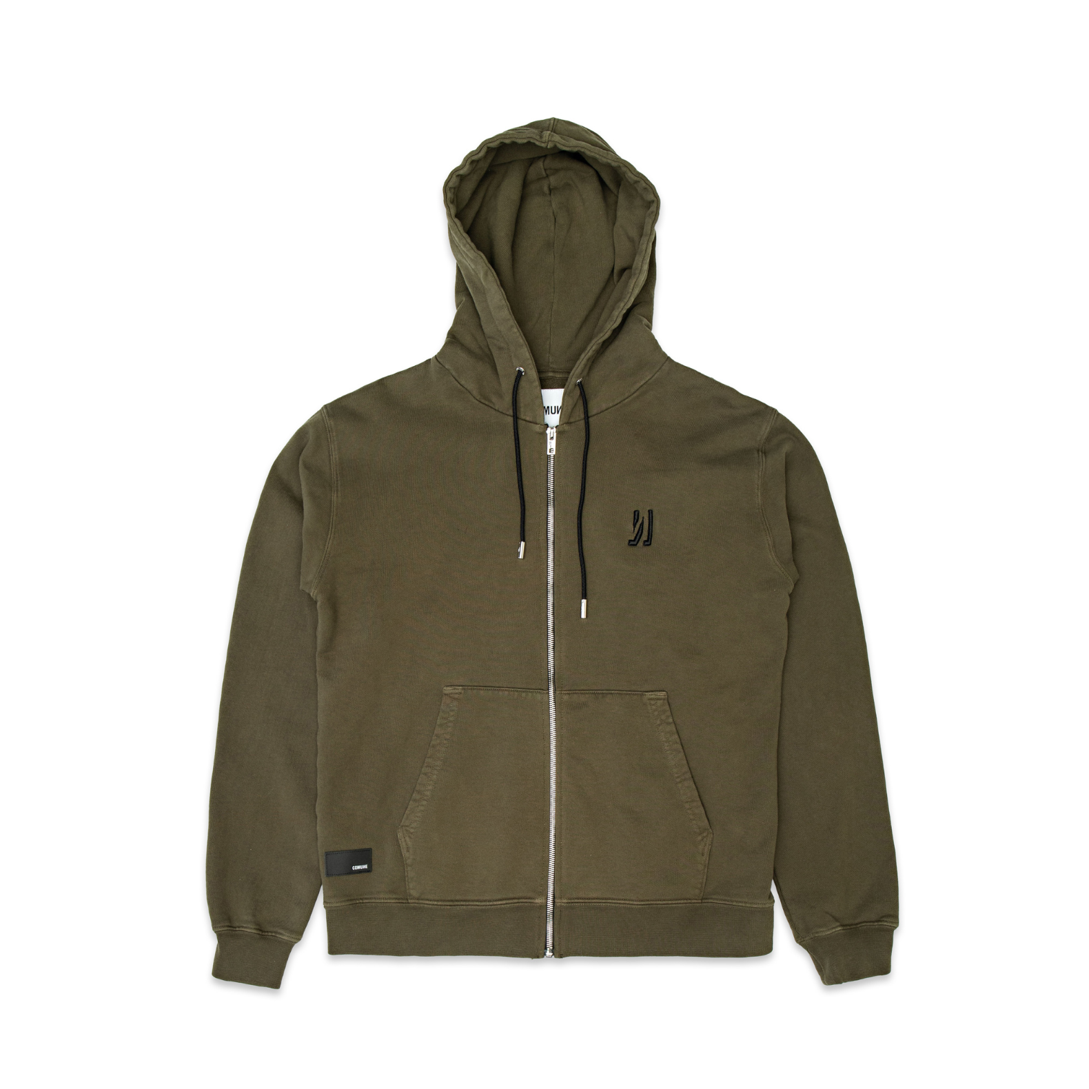 COMUNE LUKA ZIP-UP | Classic Sweatshirt | Army Green