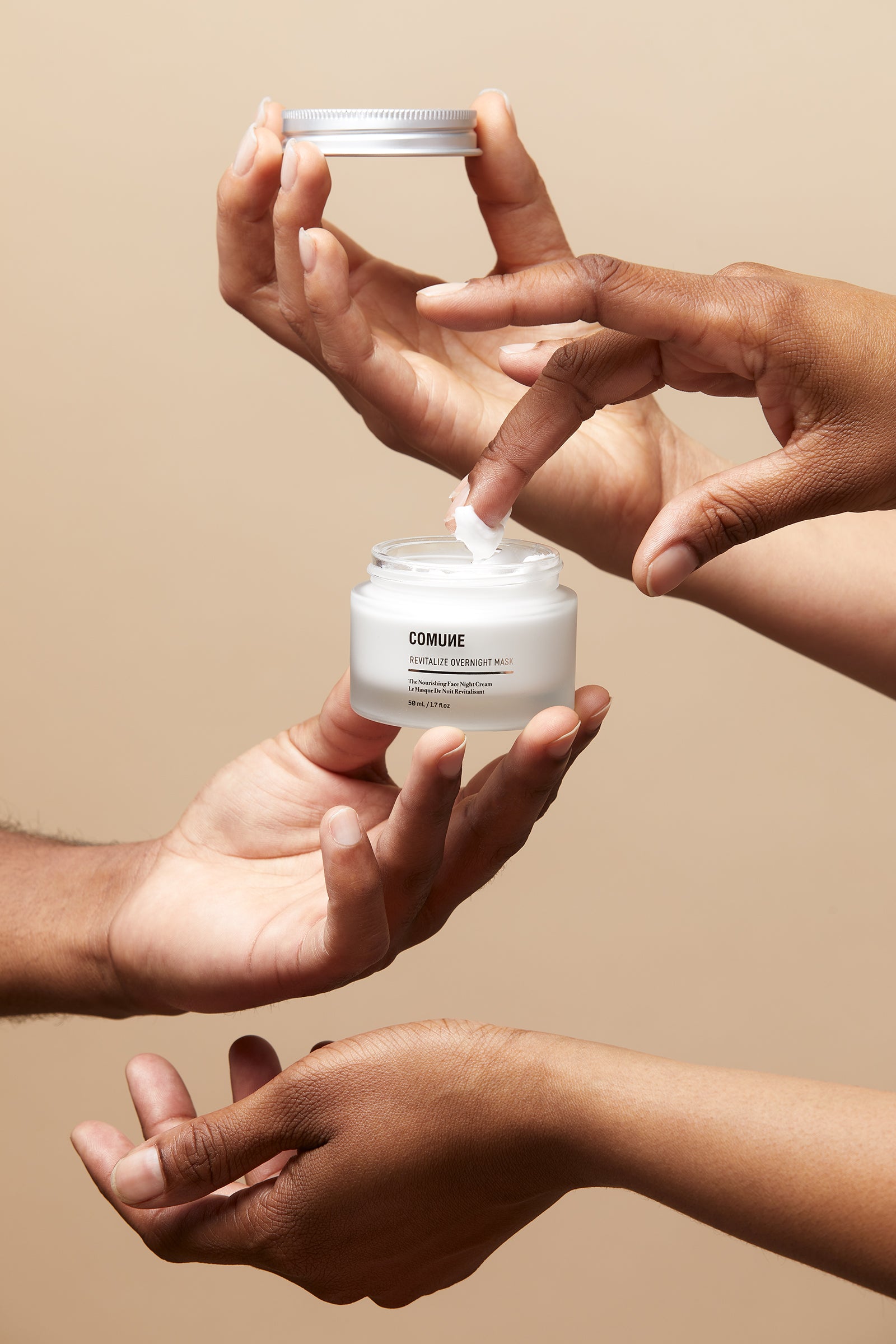 COMUNE REVITALIZE OVERNIGHT MASK AND HANDS