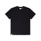 Comune Nori tee in soft 100% supima cotton in black color on white background, front view. COMUNE NORI TEE | Black