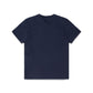Comune Nori tee in soft 100% supima cotton in black color on white background, back view. COMUNE NORI TEE | Navy