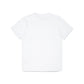 Comune Nori tee in soft 100% supima cotton in white color on white background, back view. COMUNE NORI TEE | White