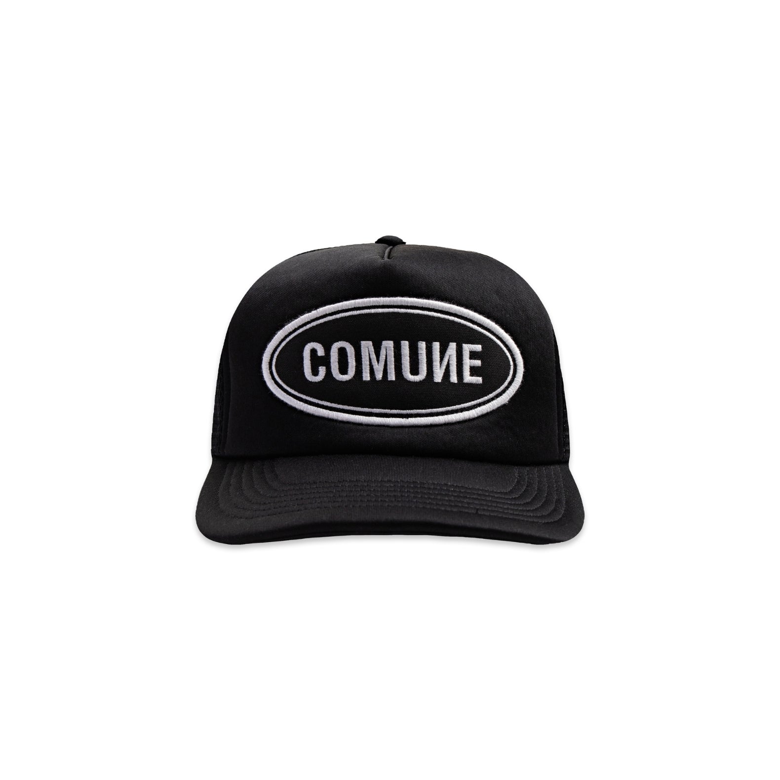 COMUNE PATCH ACTIVE TRUCKER HAT | Black