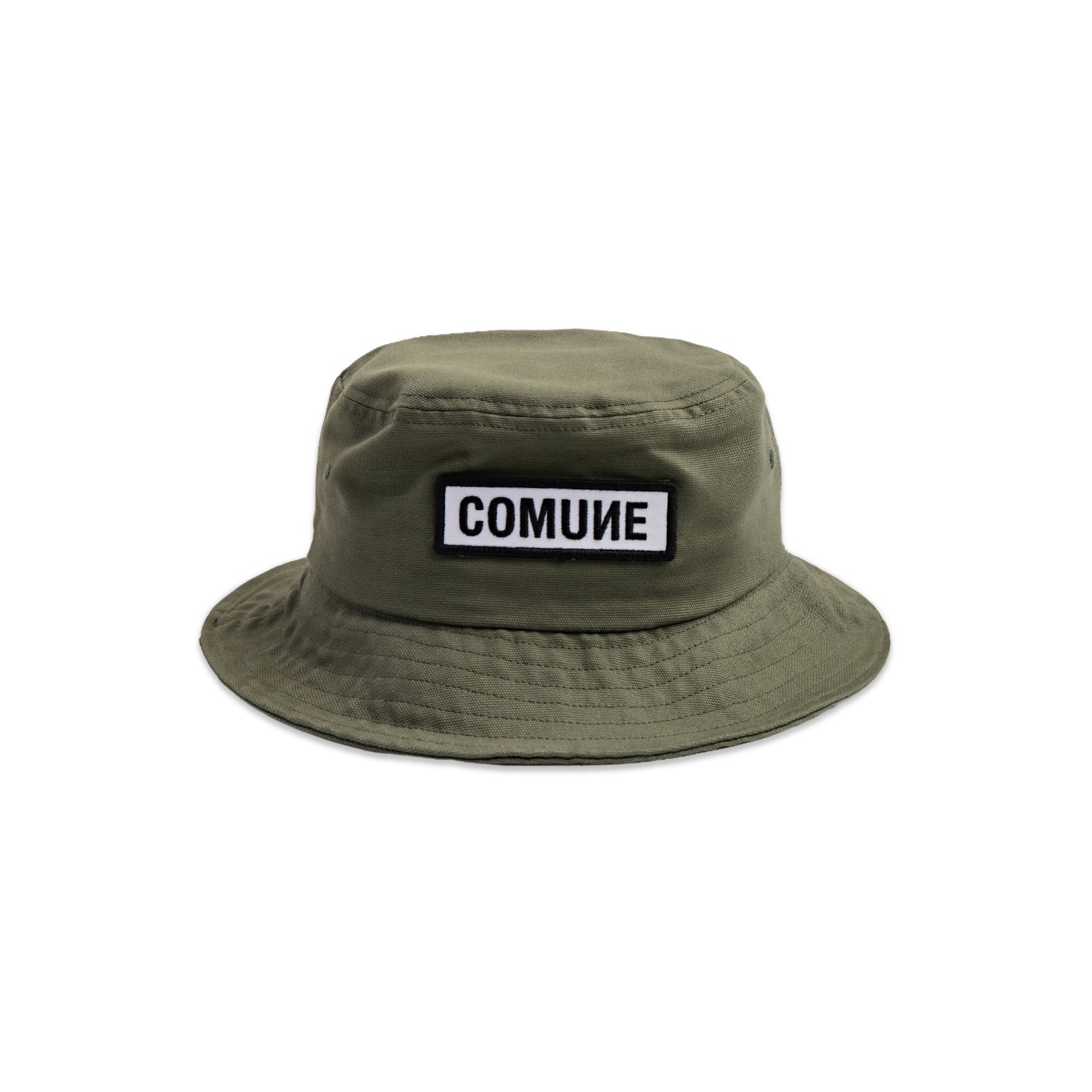 COMUNE PATCH BUCKET HAT | Army Green