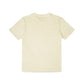 Comune Ryder tee in soft 100% cotton in bone color on white background, back view. COMUNE RYDER TEE | Bone