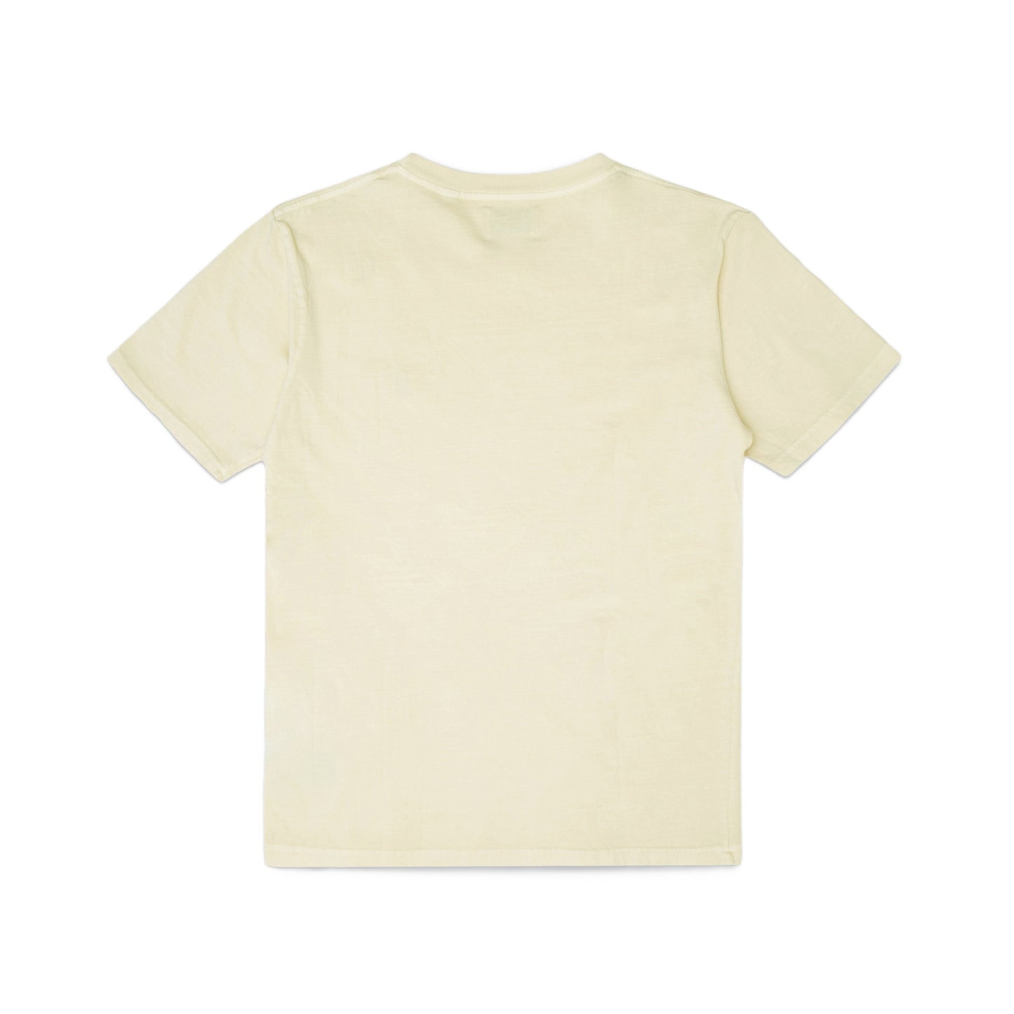 Comune Ryder tee in soft 100% cotton in bone color on white background, back view. COMUNE RYDER TEE | Bone