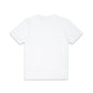 Comune Ryder tee in soft 100% cotton in white color on white background, back view. COMUNE RYDER TEE | White