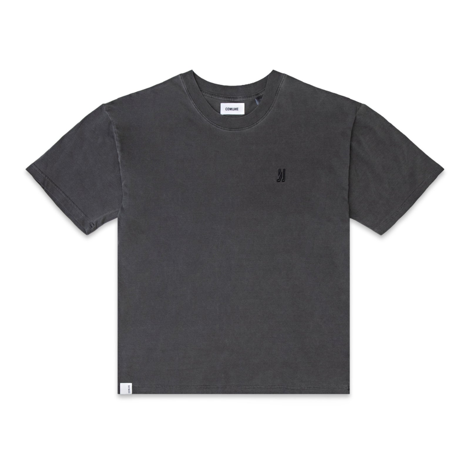COMUNE RYDER OVERSIZED TEE | Faded Black